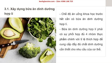 Giáo án powerpoint bài 4: Thực phẩm và dinh dưỡng | GA Công nghệ 6 Chân trời sáng tạo