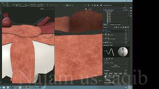 horse saddle 02, Modeling, Texturing, UV mapping