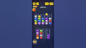 Ball Sort Puzzle 2021 level 66 - Gameplay walkthrough