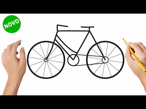 Vídeo: Como Desenhar Uma Bicicleta Com Um Lápis Passo A Passo