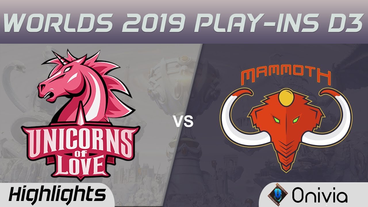 UOL vs MMM Highlights Worlds 2019 Play in Unicorns of Love vs MAMMOTH by Onivia UOL vs MMM Highlights Worlds 2019 Play in Unicorns of Love vs MAMMOTH by Onivia