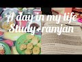 A day in my life#ca #ramdan # study 