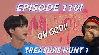 Telepathy!! Treasure Hunt 1 - BTS Run Episode 110 | Reaction