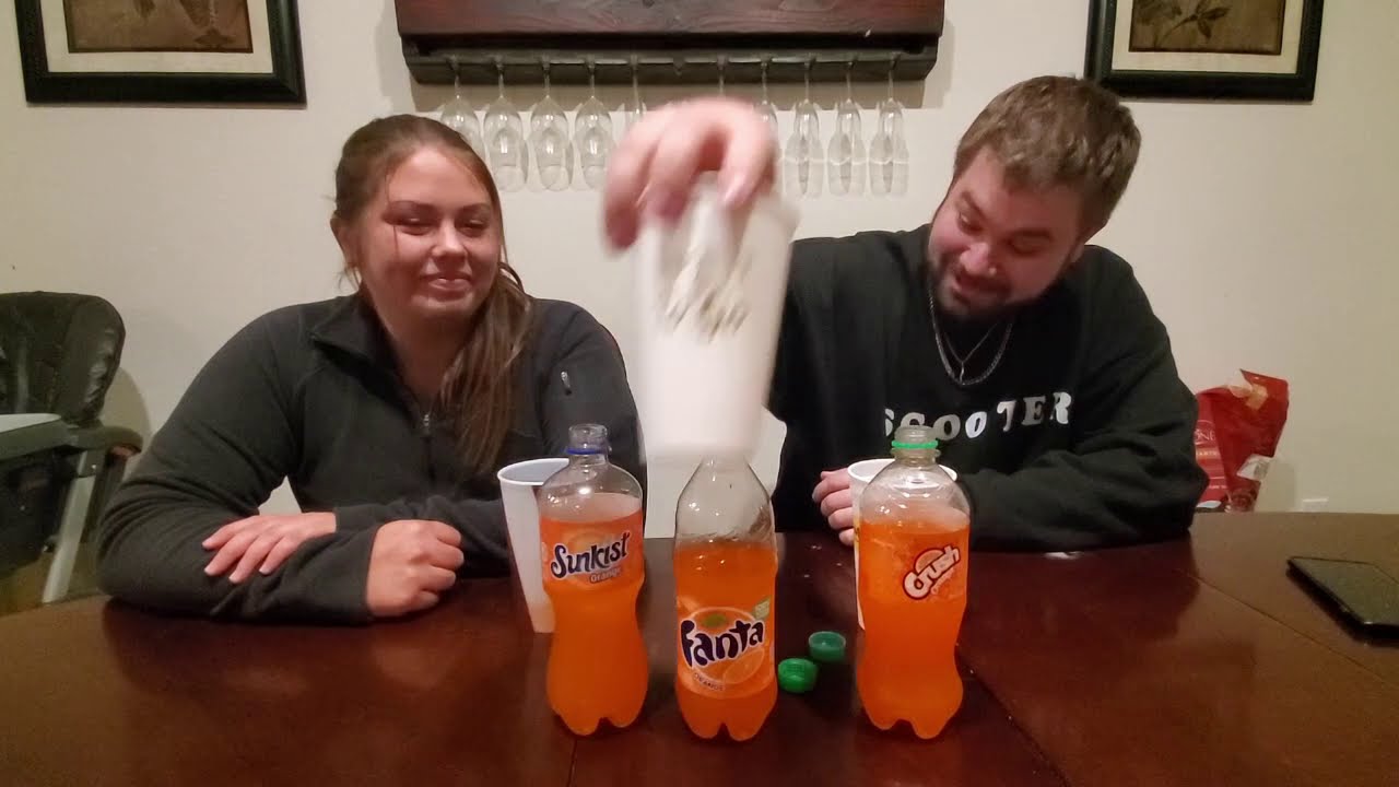 Orange Soda taste test Fanta vs. Crush vs. Sunkist YouTube
