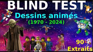 BLINDTEST DESSINS ANIMES (1970-2024)