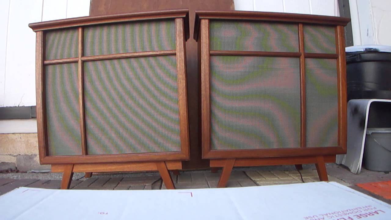 How Sound Vintage Rare made in Denmark speakers great sound Peerless