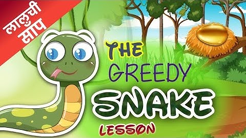 Greedy Snake Lesson | The Greedy Snake Gobbled Up Rare Bird Egg #video #cartoon  #youtubegaming