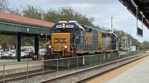 CSX Road-Slug Train at Deerfield beach/SFRM