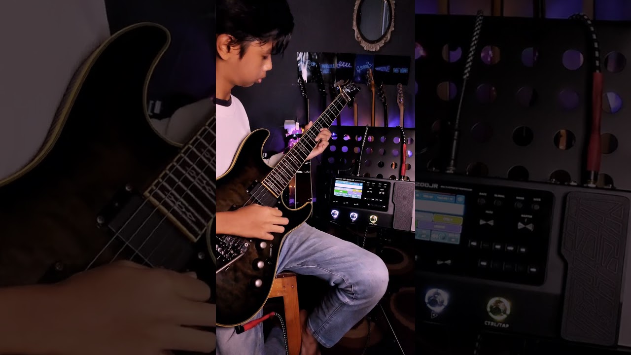 Biel Abrar with Valeton Gp200jr