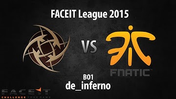 Ninjas in Pyjamas vs Fnatic (BO1) de_inferno (ENG) FACEIT League 2015 (02.04.2015)