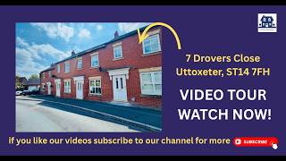 VIDEO TOUR - 7, Drovers Close Uttoxeter, ST14 7FH