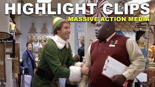 Film Clips Buddy Gets Job At Gimbels Elf 2003