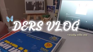 Ders Vlog-7Study Wiht Me