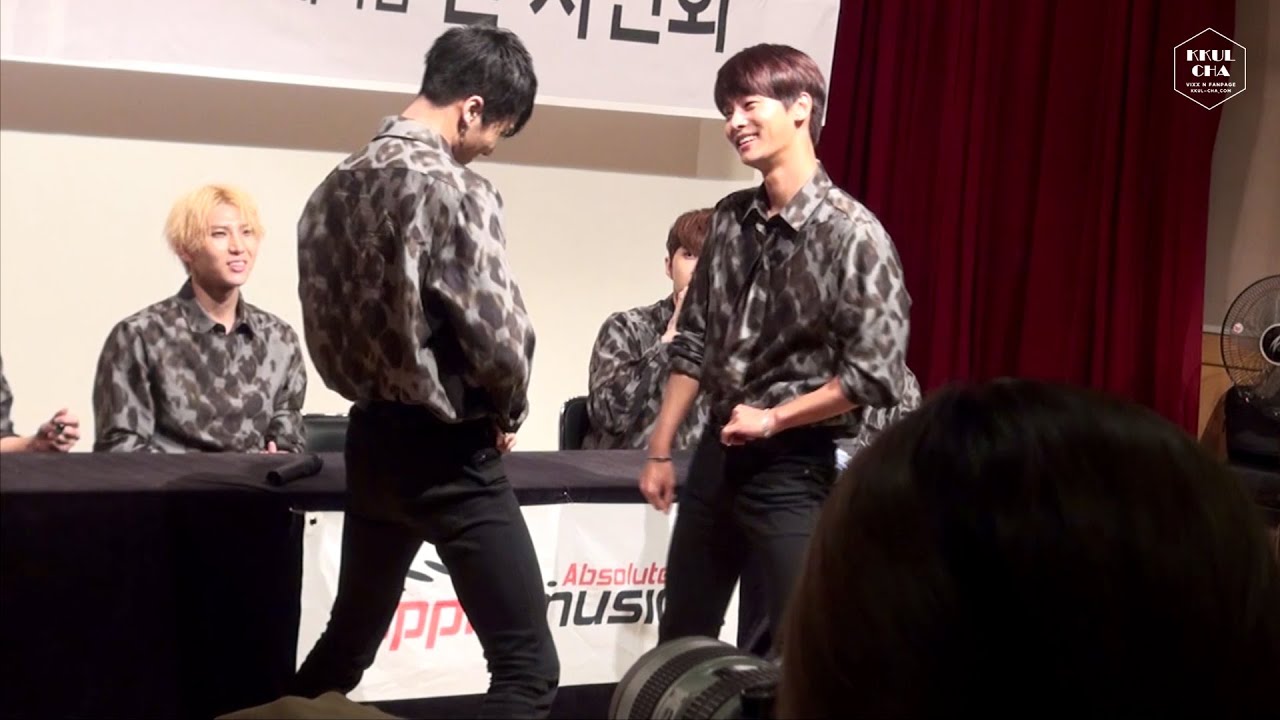 [FANCAM] 학연&라비 섹시댄스 벌칙 - Hot Enough @ 151115 건대 VIXX 팬싸인회