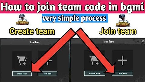 How to join team code in bgmi || bgmi me team code kaise Dale || bgmi team code