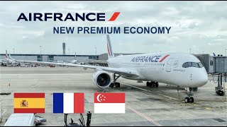 Trip Report/ Air France A321,A350 Madrid Singapore [New Premium Economy]