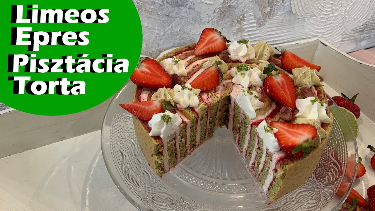 Limeos Epres 🍓Pisztáciás Spiráltorta Cukor és Gluténmentesen | HagymaLekvár