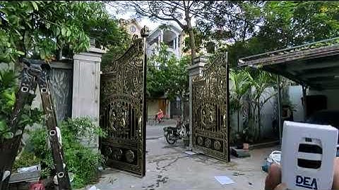 Lắp đặt thiết bị cổng tự động âm sàn DEA GHOST 100 600 kg/cánh