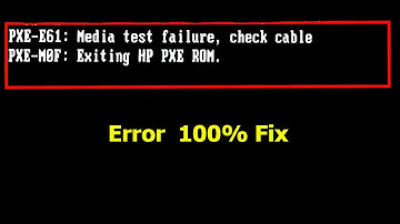 How to fix boot error "PXE-E61: Media test failure, check cable" | Boot Device Not Found | 2020