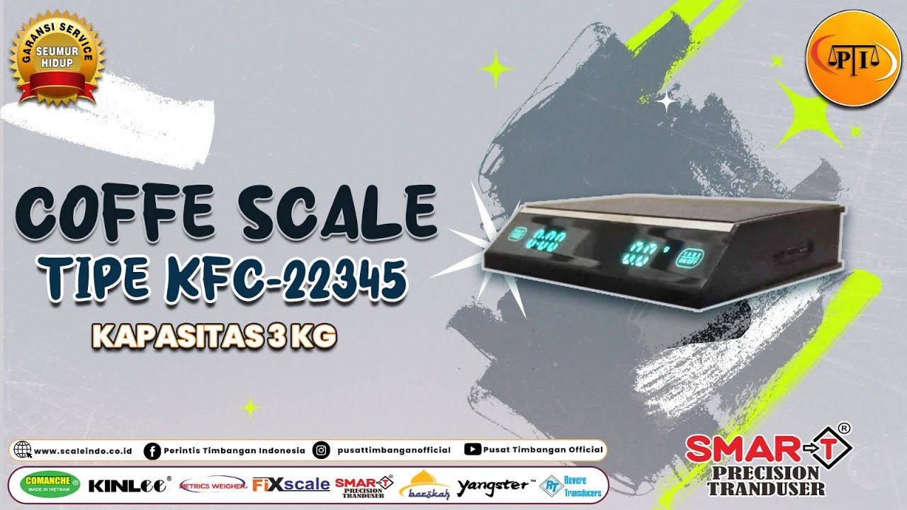 Review timbangan digital Kitchen Scale timer merk SMART Type KFC - YouTube