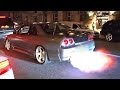 Nissan Skyline R33 - Drifting and LOUD flames!