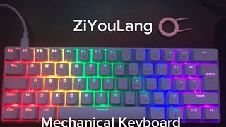 Unboxing the ZiyouLang T60 mechanical gaming keyboard (THE BEST BUDGET GAMING KEYBOARD?)