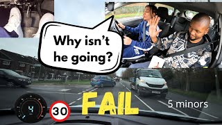 Driving Test Fail: Learner rushes in mock test and gets 7 serious faults