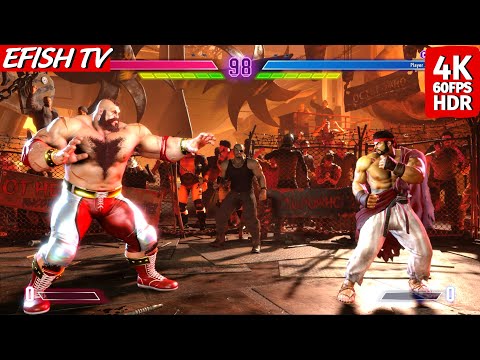 Zangief vs Ryu (Lv 8 CPU) - Street Fighter 6 | PS5 4K 60FPS