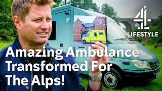 Ambulance Becomes A Ski Chalet On Wheels | George Clarke's Amazing Spaces | Channel 4