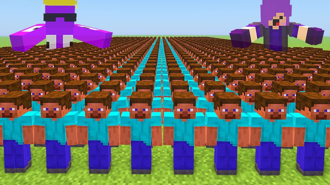 FIZEMOS O MAIOR EXÉRCITO DO MINECRAFT!!!