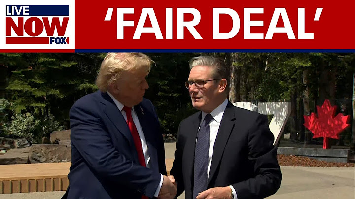 G7 summit: Trump, Starmer announce 'fair' US-UK trade deal | LiveNOW from FOX