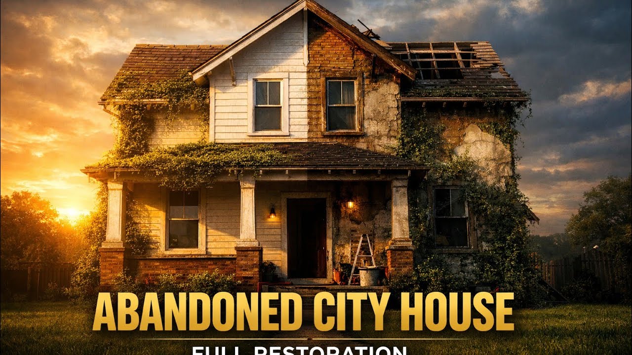Abandoned City House Restored from Total Filth to Luxury Modern Home