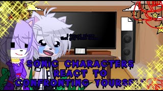 Sonic Characters React To Confronting Yourself | Sonic Vs. Sonic.Exe | Made by: ✰Sarah._.Shane✰