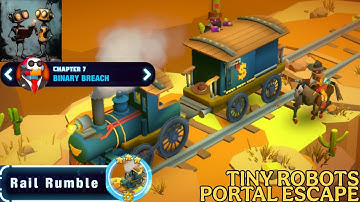Tiny Robots Portal Escape Chapter 7 Binary Breach - Rail Rumble
