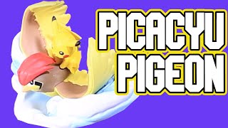 RE-MENT  Pokemon Terrarium Collection 5 //  pikachu &  Pigeon