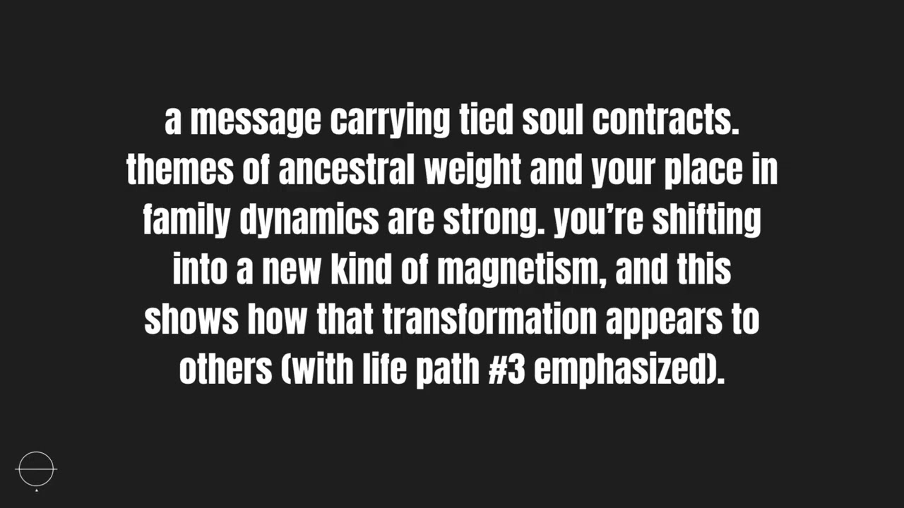 someone is deeply observing you (☉)