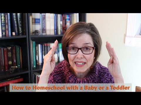How to Homeschool with a Baby or a Toddler