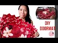 How to make scrap fabric doormat[Paano tumahi ng retasong doormat[Rug]Basahan.