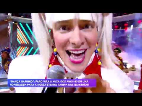 Faro vira Xuxa dos anos 80 no Dança Gatinho