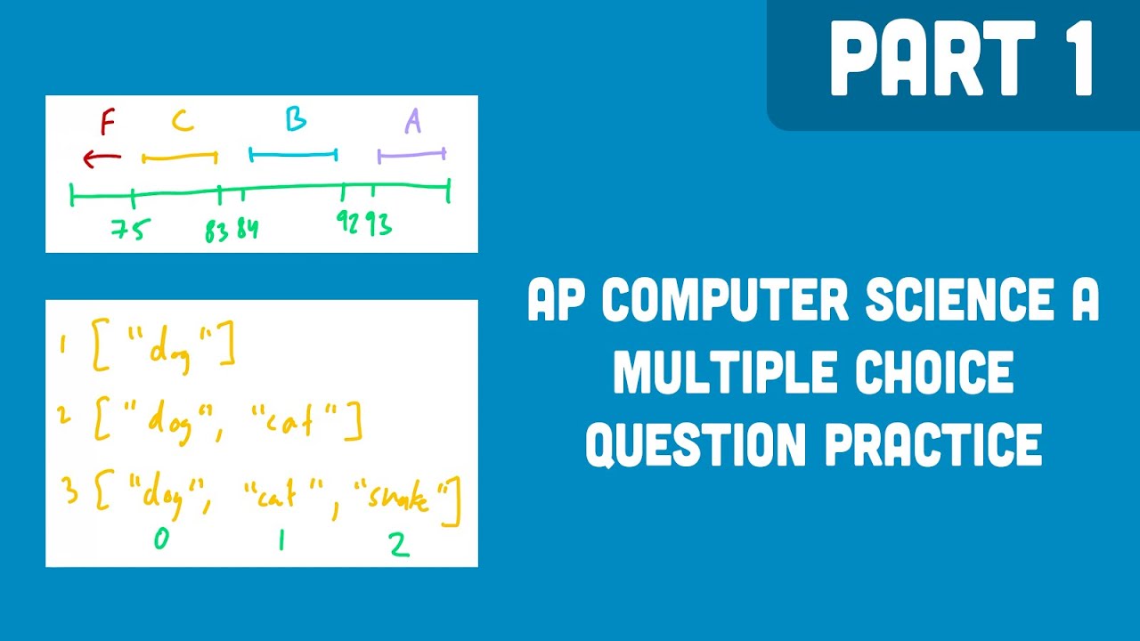 AP Computer Science A MC Practice (Part 1) - YouTube