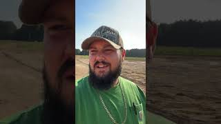 Events center, pond levees and DUST! #breadstickricky 