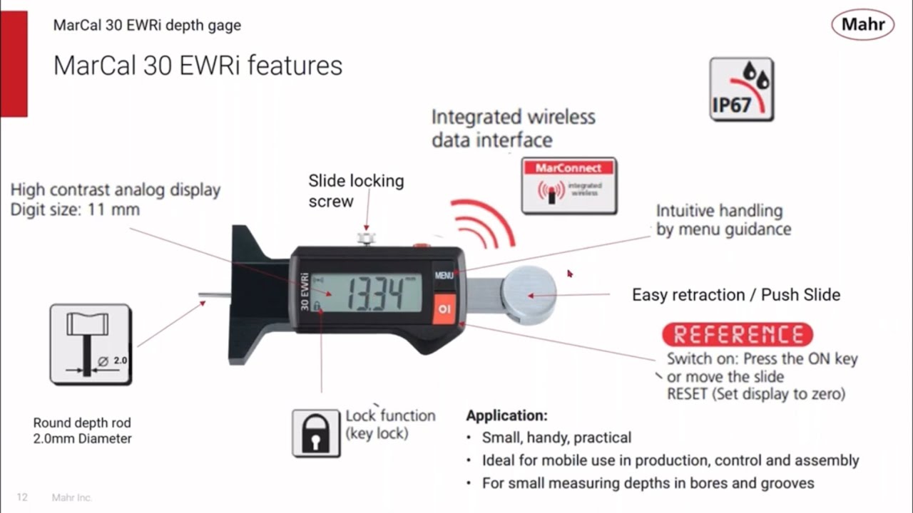MarCal 30 EWRi Depth Gauge - YouTube