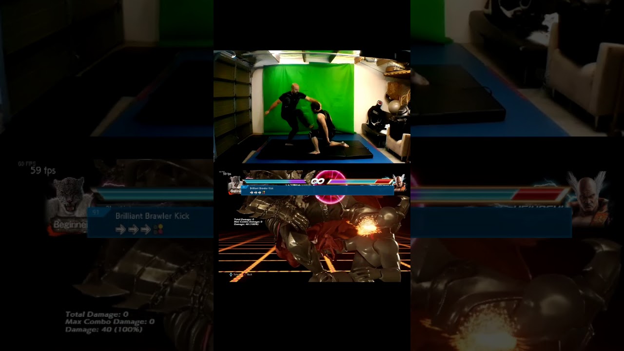 Real Life Tekken Move - Armor King's Brilliant Brawler Kick 