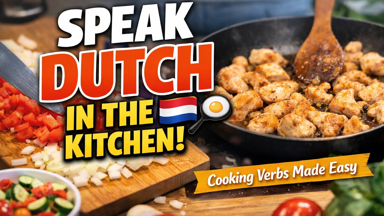 Speak Dutch in the Kitchen | Cooking Verbs (A2-B1)