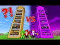JJ and Mikey vs DARK Skyscraper Battle in Minecraft - Maizen