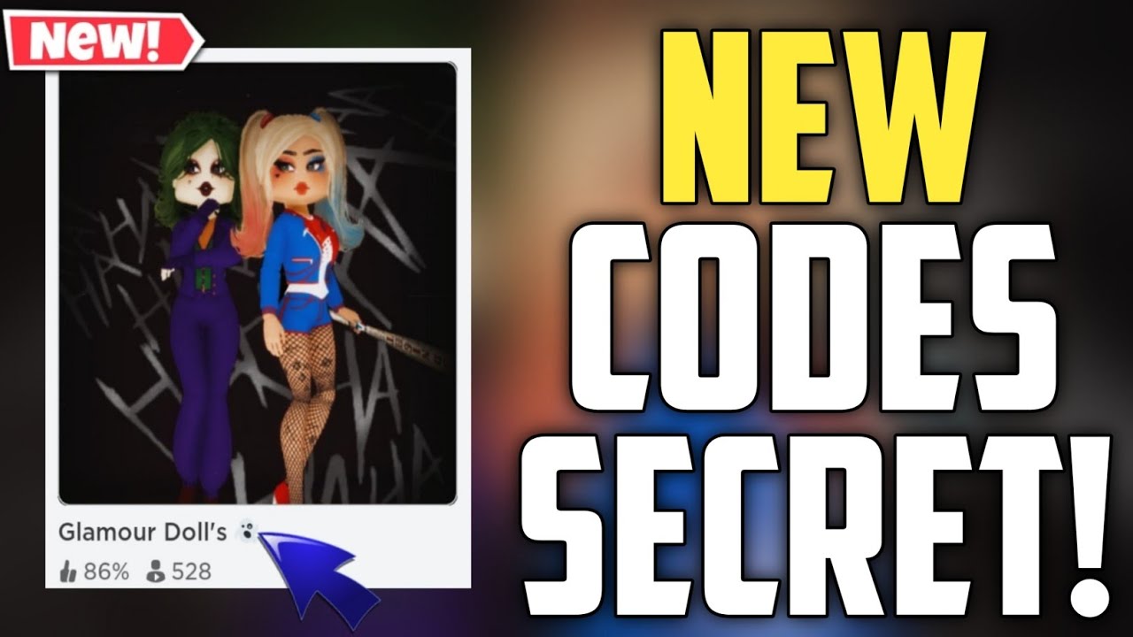 Glamour Doll's New Codes!! ROBLOX *SECRET* CODES YouTube