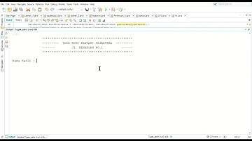Hasil Akhir Dari Tugas UTS Pemrograman Dasar