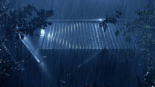 Thunderstorm & Heavy Rain Sounds for Sleep, Study, Relaxation | Huge Rain on Roof & Powerful Thunder
