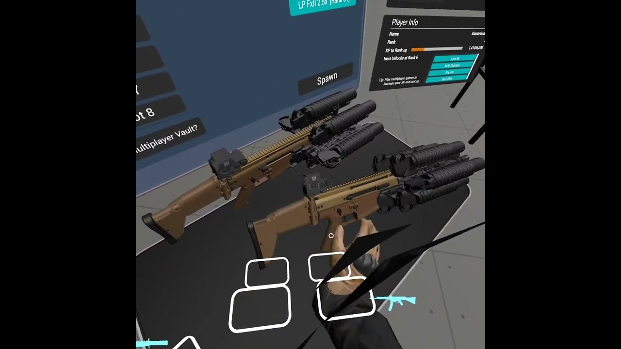 How to how to make attachments on your guns in Gun World vr
