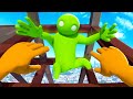 Throwing gang beasts characters off a building  bonelab vr mods